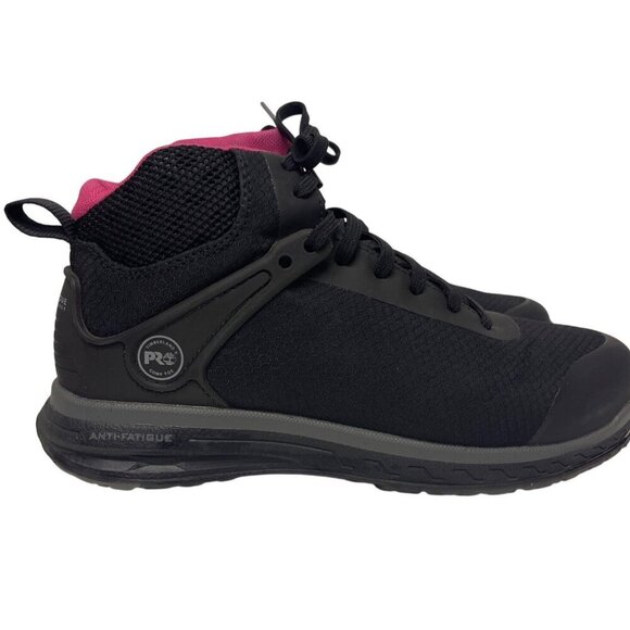 NEW! Timberland Pro Drivetrain Mid Composite Safety Toe ESD Women's Black Size 8 - Picture 1 of 10